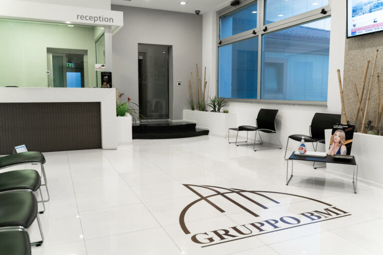 Reception dello stabilimento Gruppo BMI
